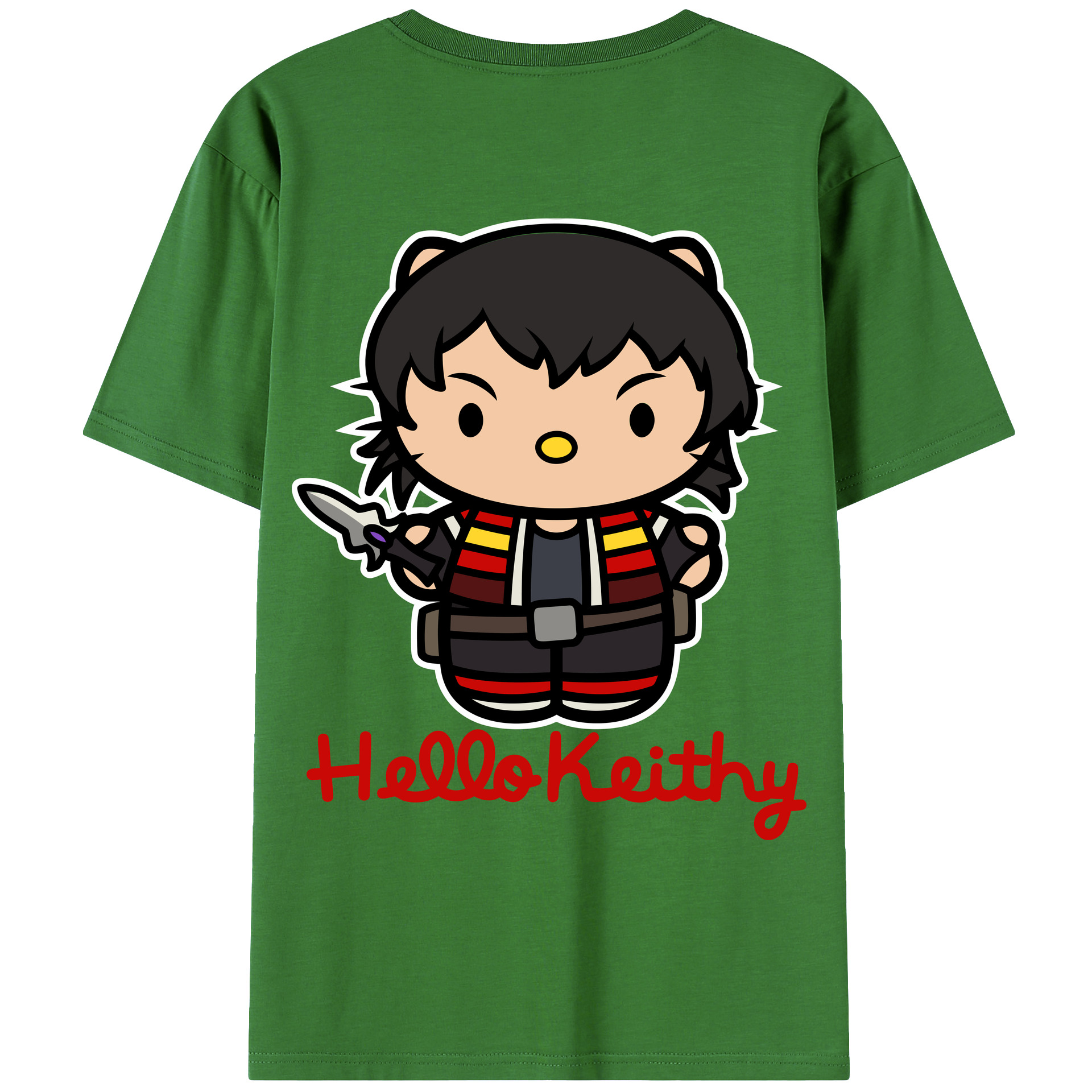 （画像用） Hello Kitty ハローキティ レディース半袖Tシャツ(バックプリント)
